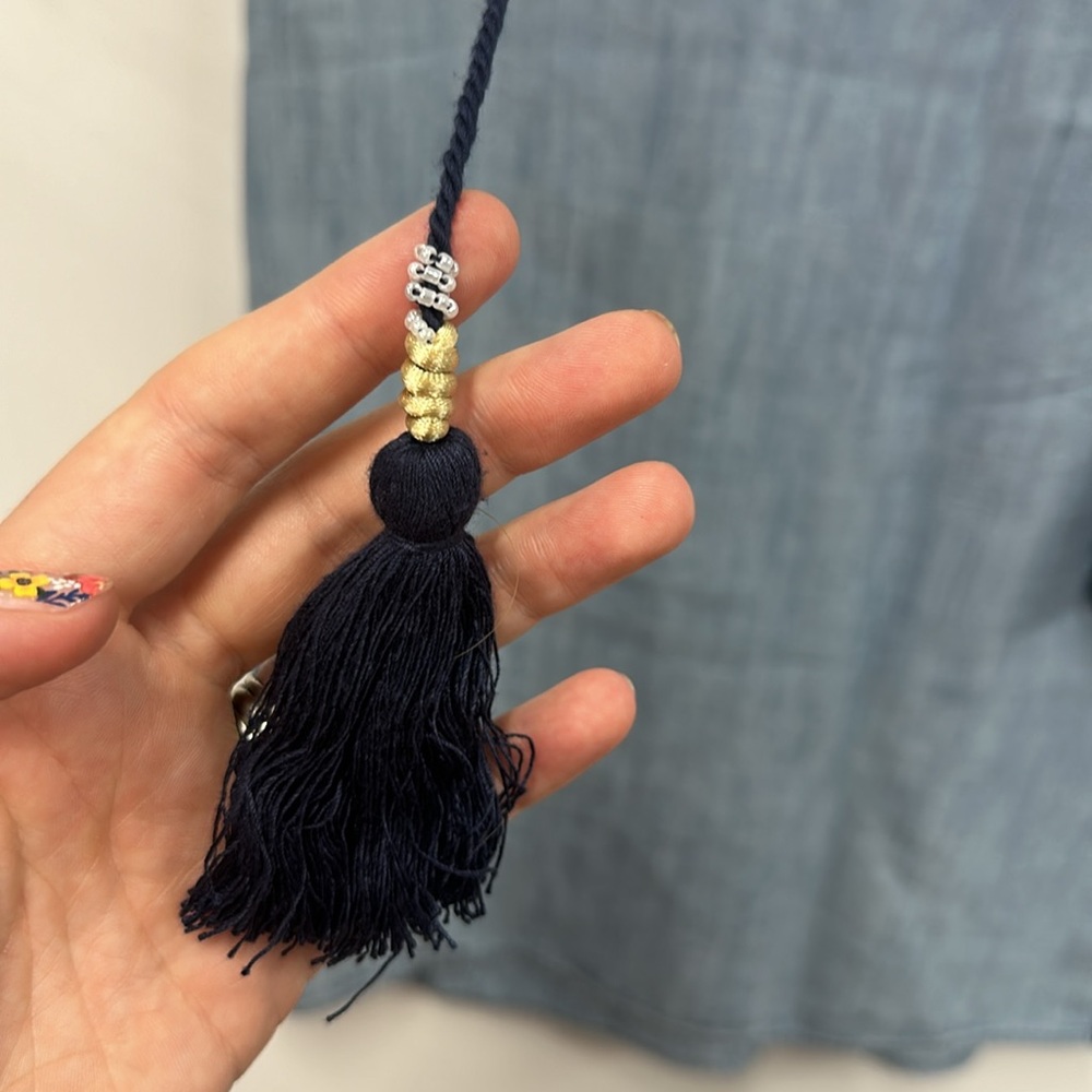 J Crew blue chambray dress coverup S - Picture 4 of 7